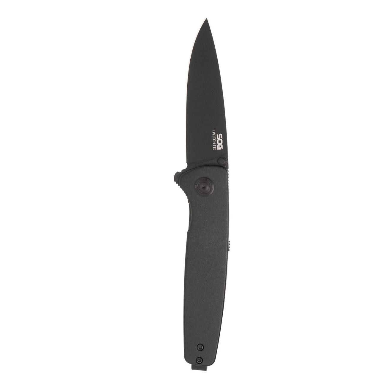 SOG Twitch III 3.1" Folding Pocket Knife (Black)