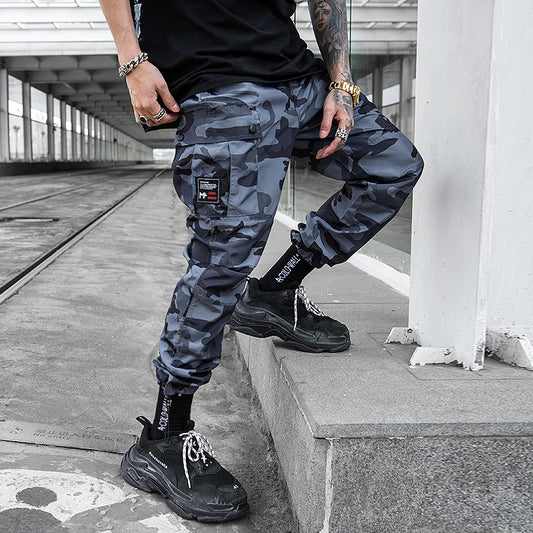 Camouflage casual pants