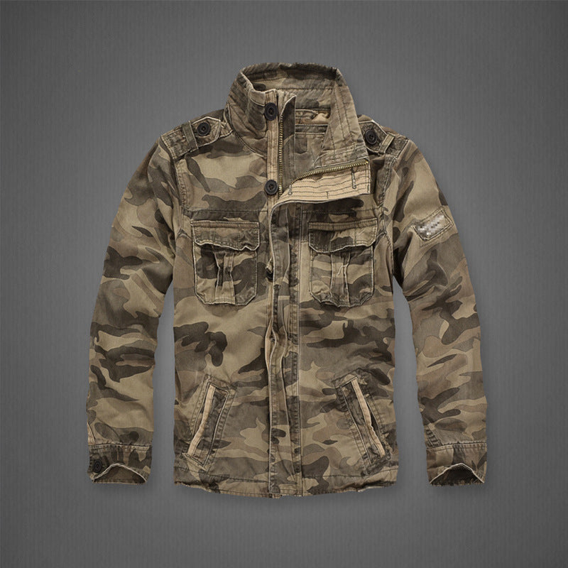 Men's jackets - Color: Sand camouflage, Size: Xl