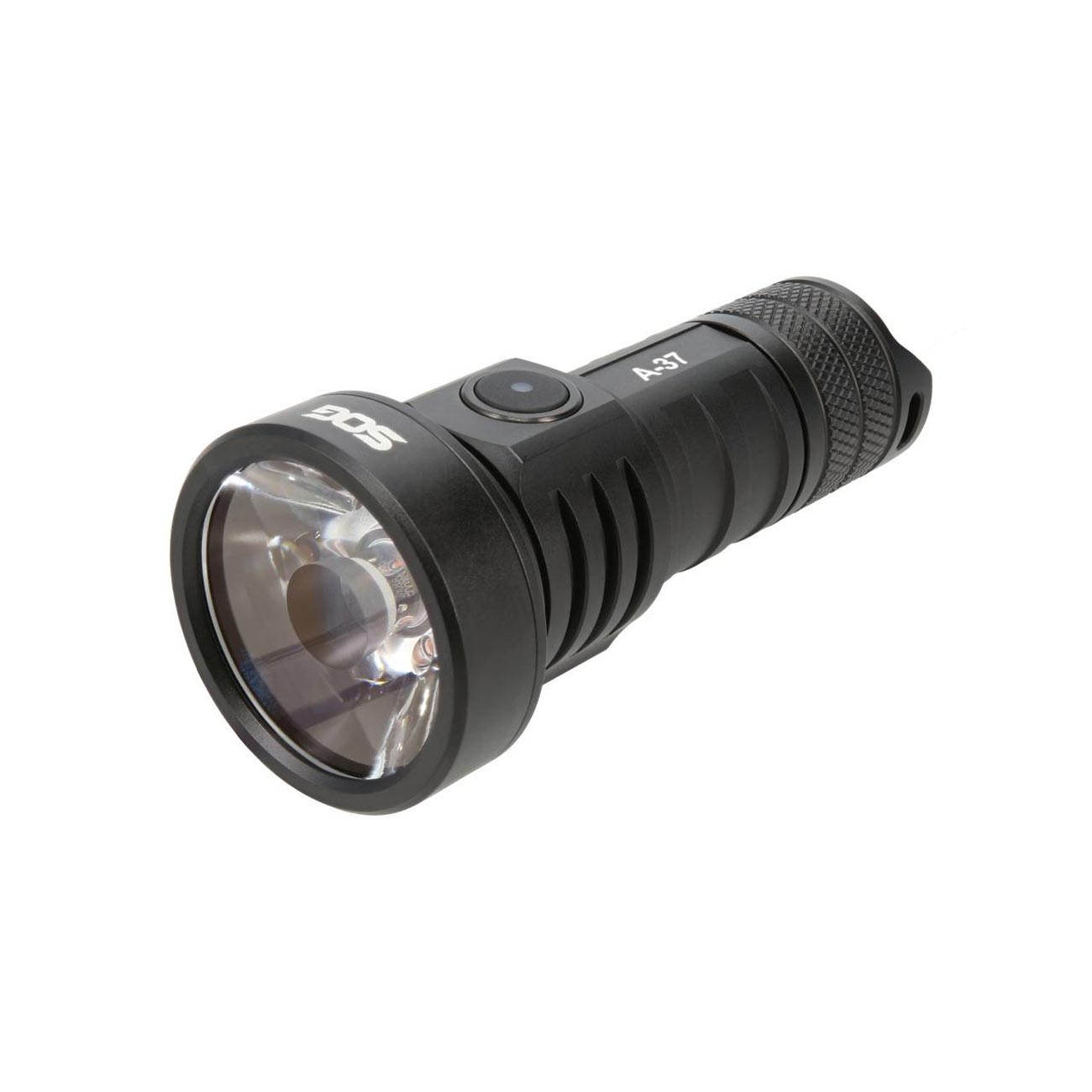 SOG A-37 Rechargeable Black Aluminum Flashlight