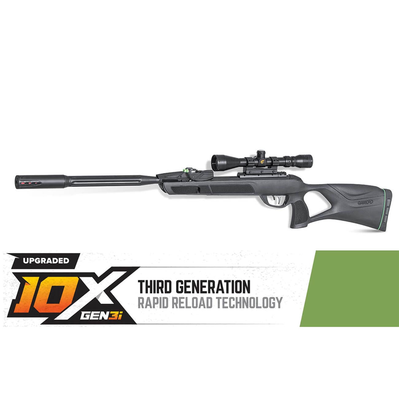 Gamo Swarm Fusion 10X 'GEN3i' .22 Caliber 10-Shot Air Rifle with Scope