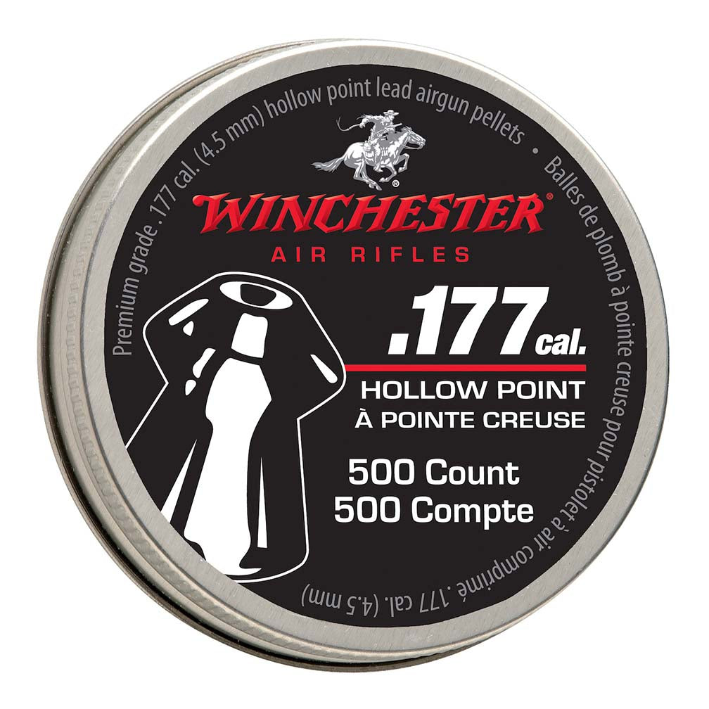 Winchester .177cal Hallow Point Pellets (500 Count)