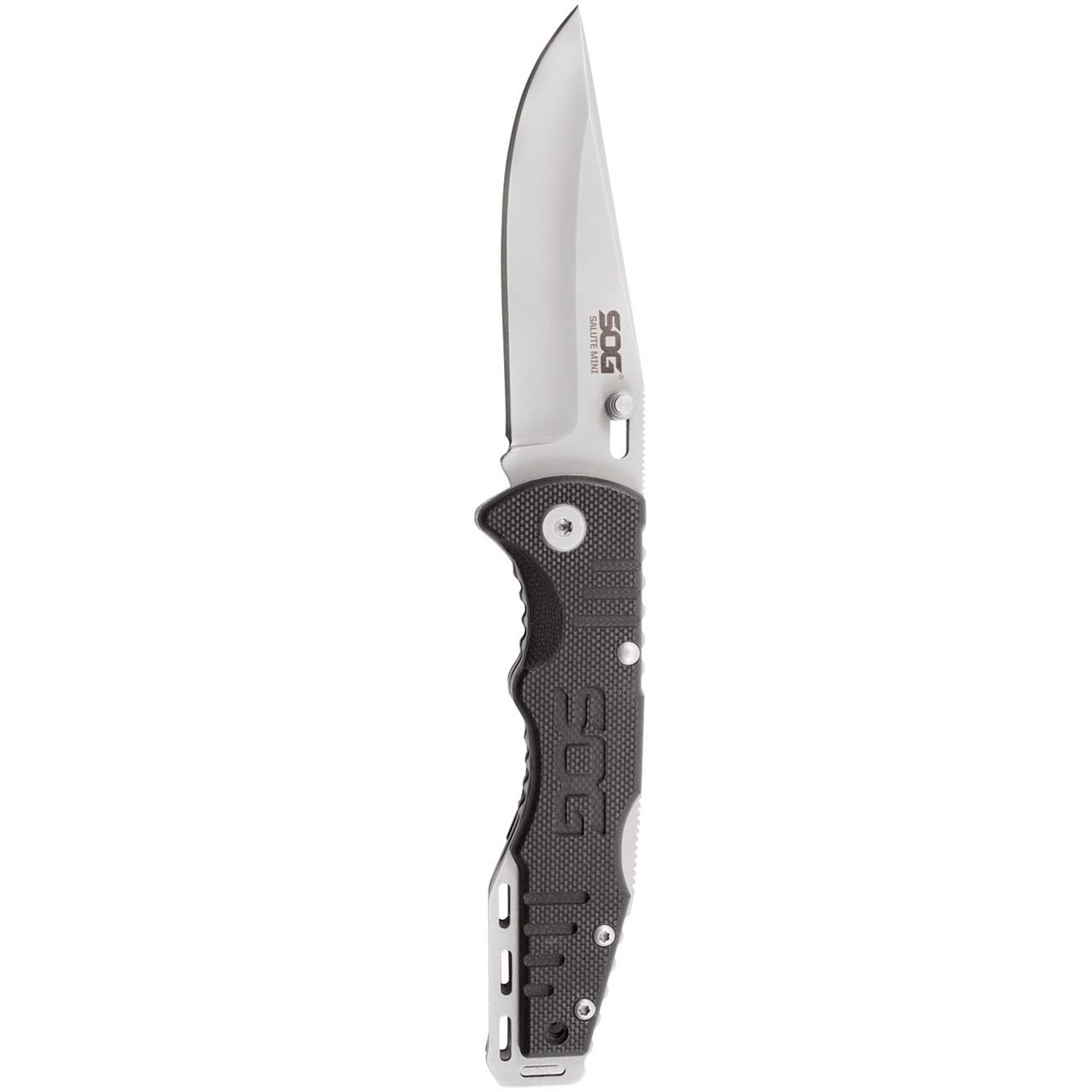 SOG Salute Mini- Bead Blast G10 Handle 3.1" Folding Knife