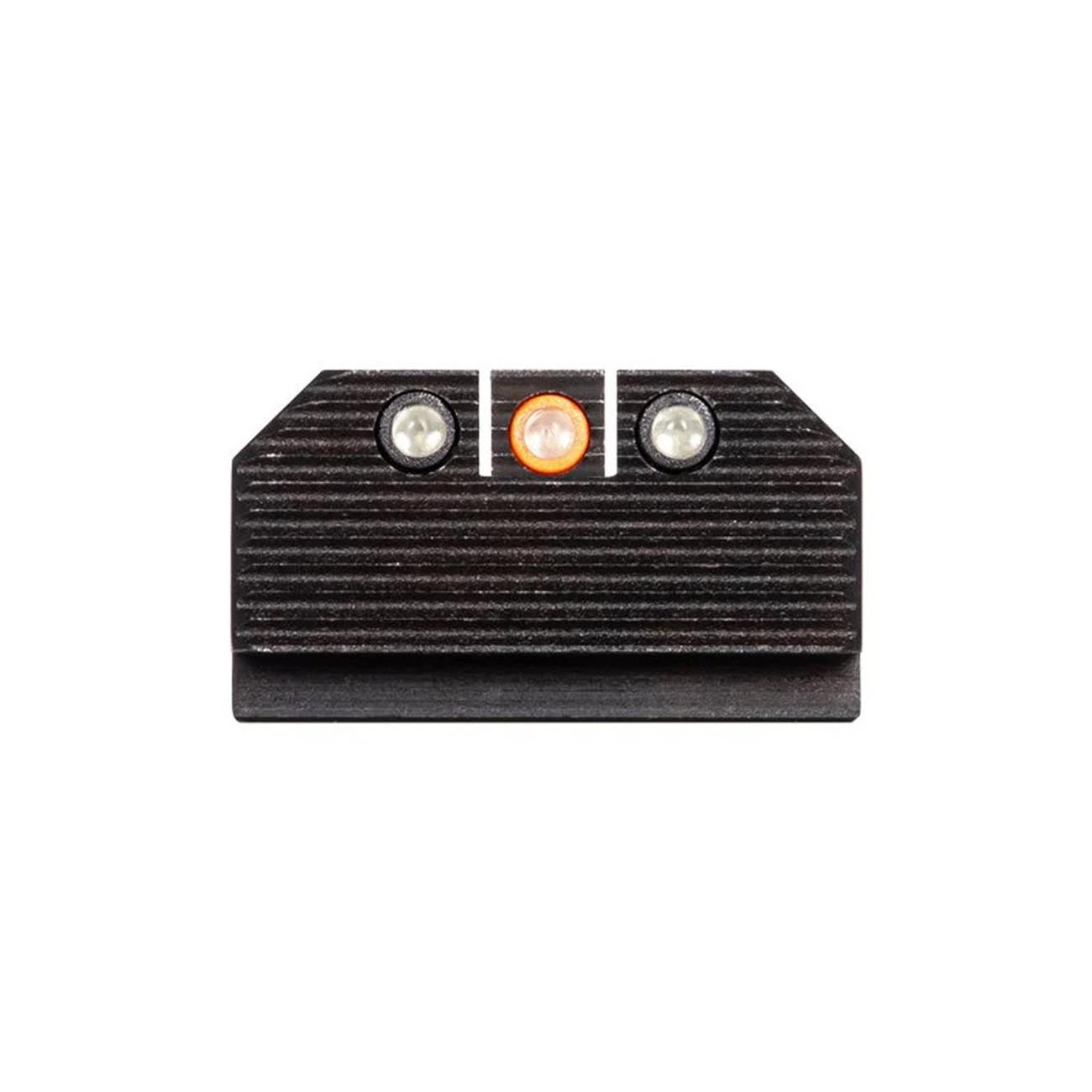 Night Fision Optics-Ready Stealth Series for Glock 17/19/34 Orange Front Ring/Black Rear Rings
