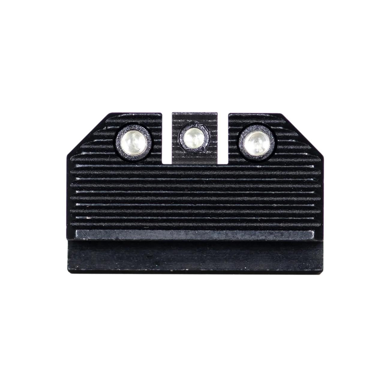 Night Fision Optics-Ready Stealth Series for Glock 42/43/43X MOS Black Front Ring/Black Rear