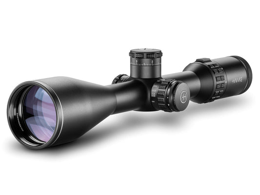 Hawke Sidewinder 30 FFP 6-24x56, Illuminated Half Mil Reticle, 30mm Tube