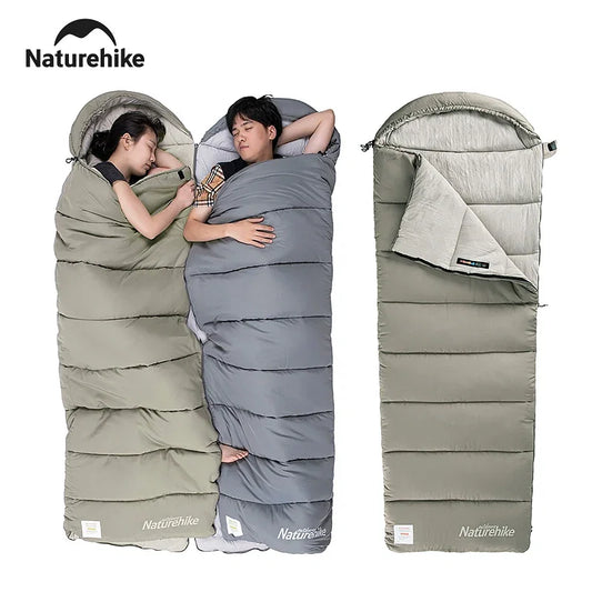 Color: Burgundy, Ships From: CHINA - Naturehike Envelope Backpacking Sleeping Bags Cotton Lightweight Portable Detachable Camping Sleeping Bag for Travel Outdoor