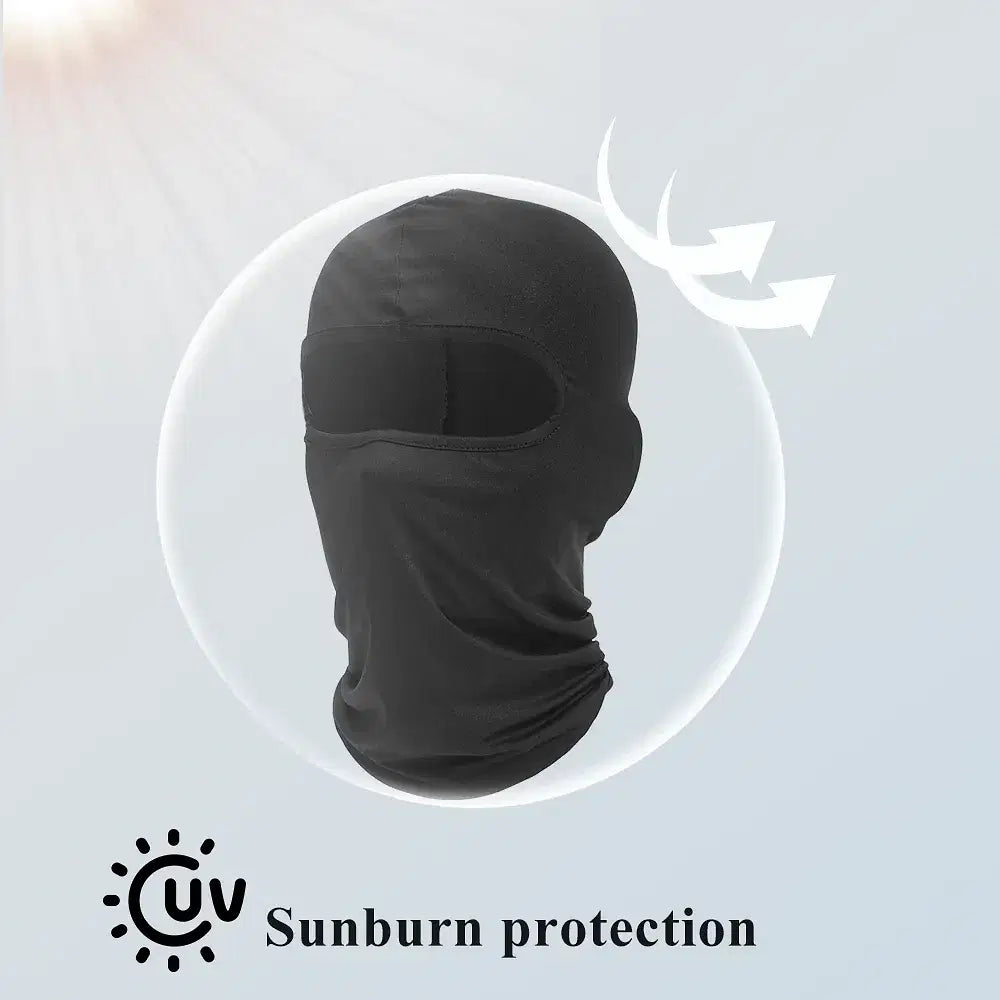 Color: Pink - Breathable Sports Balaclava Hat Quick-Dry Windproof Full Face Mask Headgear for Riding Running Ski Hiking Outdoor Face Cover Men