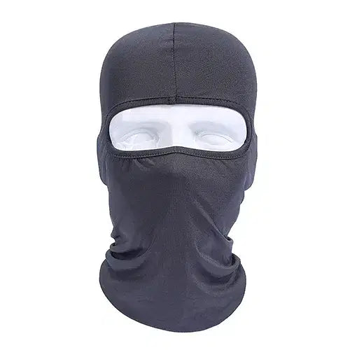 Color: GRAY - Breathable Sports Balaclava Hat Quick-Dry Windproof Full Face Mask Headgear for Riding Running Ski Hiking Outdoor Face Cover Men
