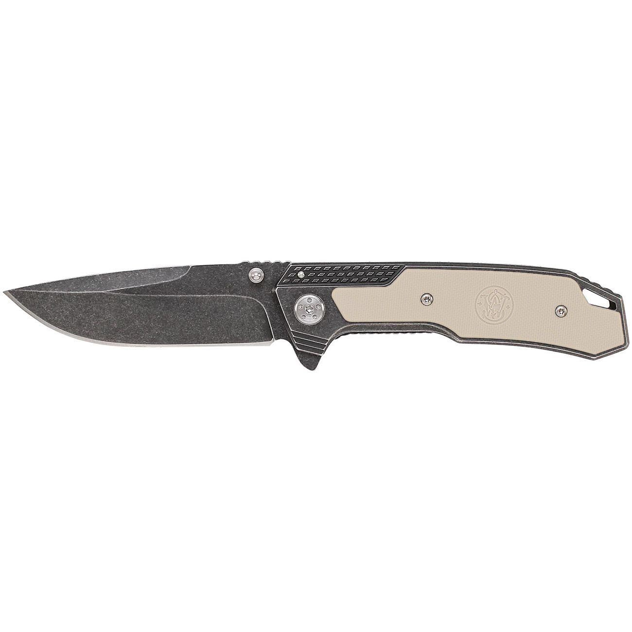 Smith & Wesson 3.5″ Drop Point Folding Pocket Knife with Liner Lock