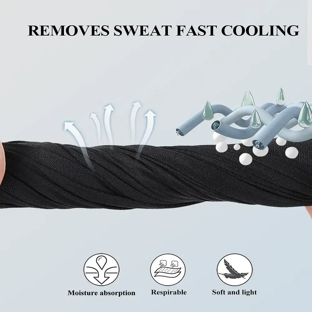 Color: GRAY - Breathable Sports Balaclava Hat Quick-Dry Windproof Full Face Mask Headgear for Riding Running Ski Hiking Outdoor Face Cover Men