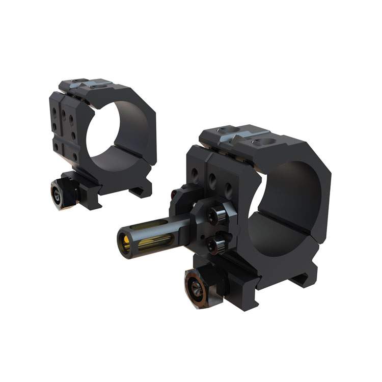 Wheeler 30mm Low Mount Picatinny Rail Scope Rings with Anti-Cant Indicator