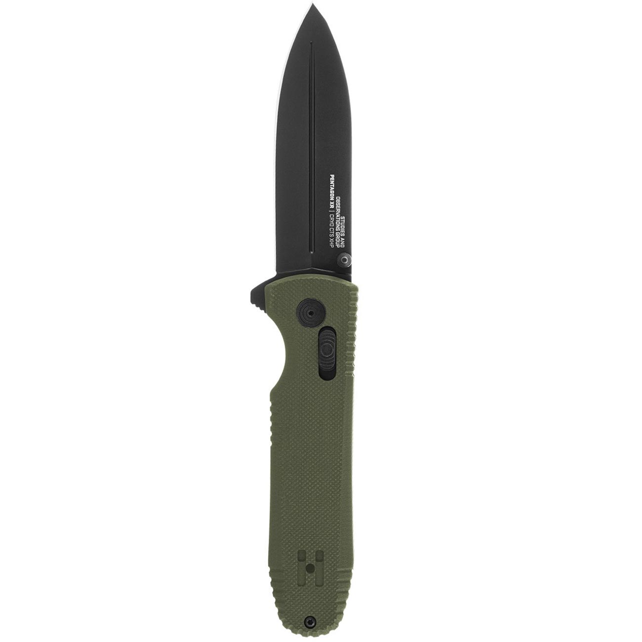 SOG Pentagon XR 3.6" Folding Pocket Knife (OD Green)