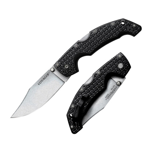Cold Steel Voyager Large Clip Point Plain Edge Folder
