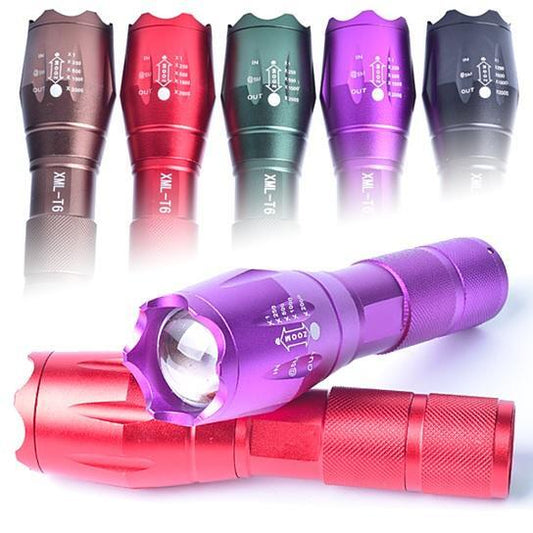 Color: Chocolate - Grab-N-Go Zoomable Focusing Flashlight In 5 Colors
