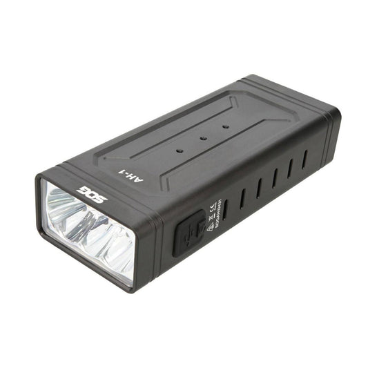 SOG AH1 Rechargeable Black Aluminum Flashlight