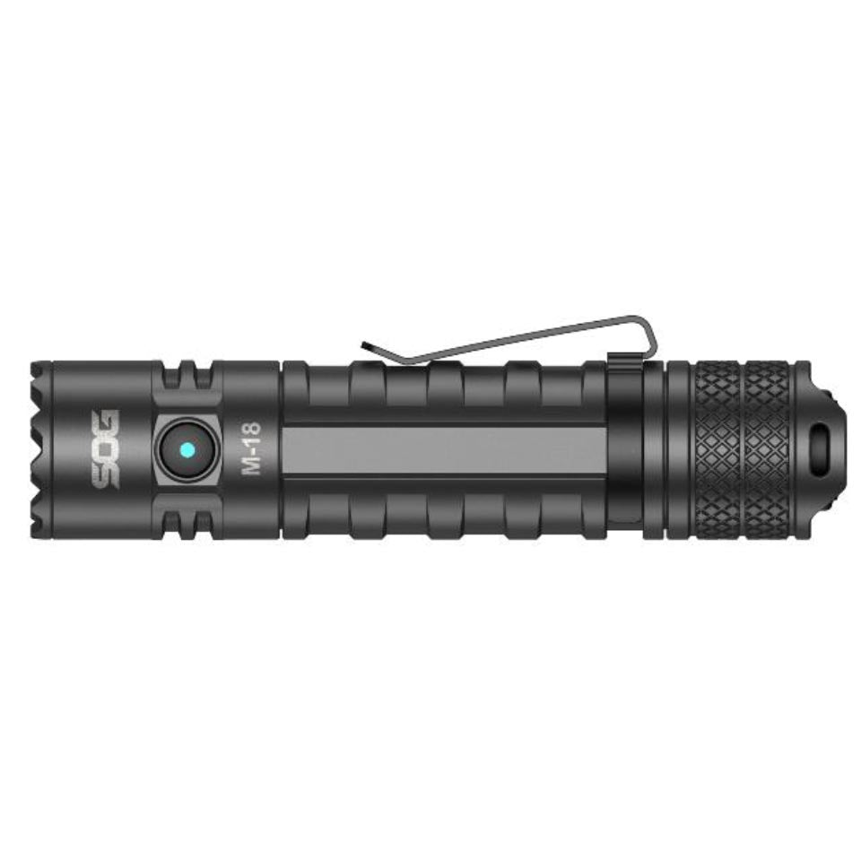 SOG M-18 Black Aluminum Flashlight