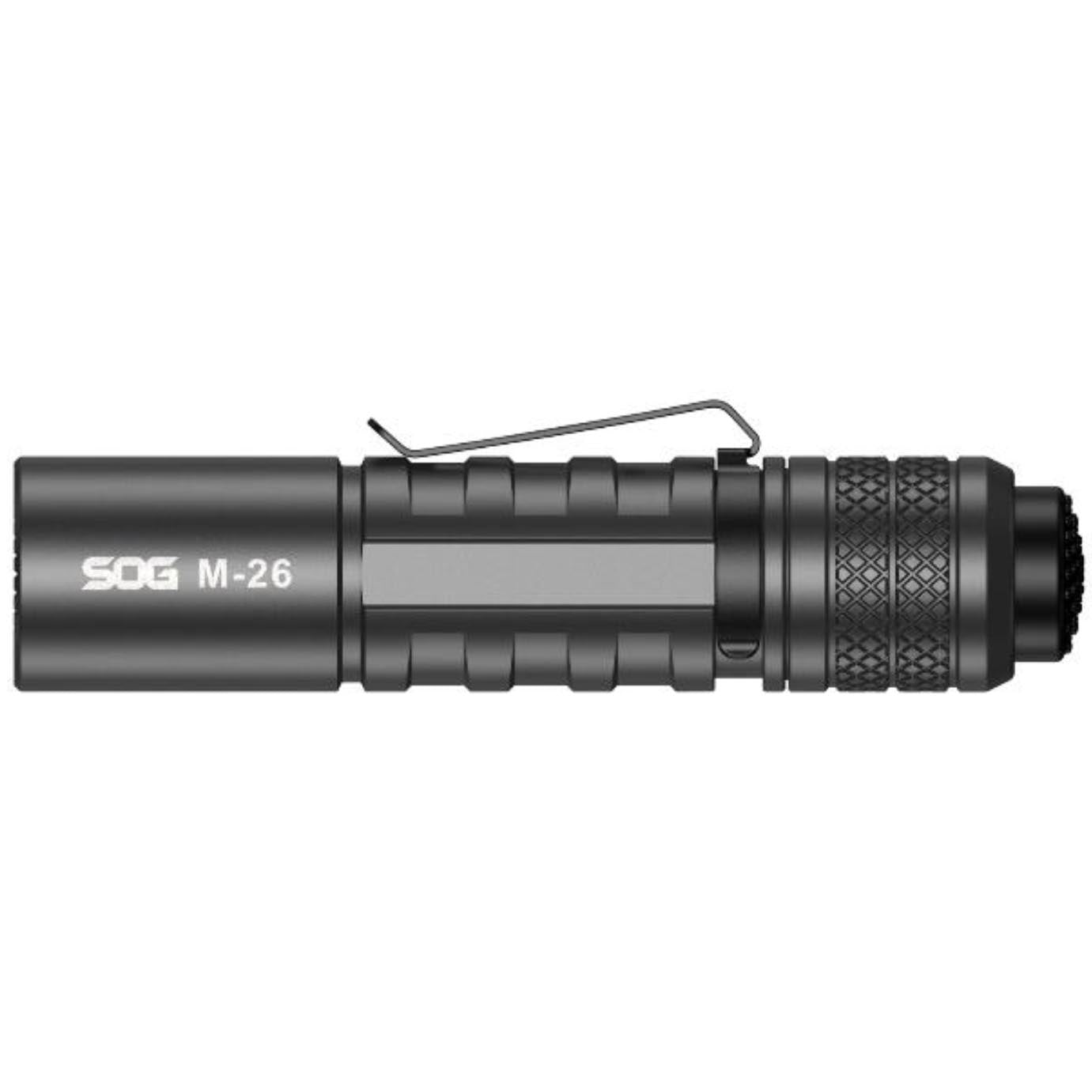 SOG M-26 Black Aluminum Flashlight
