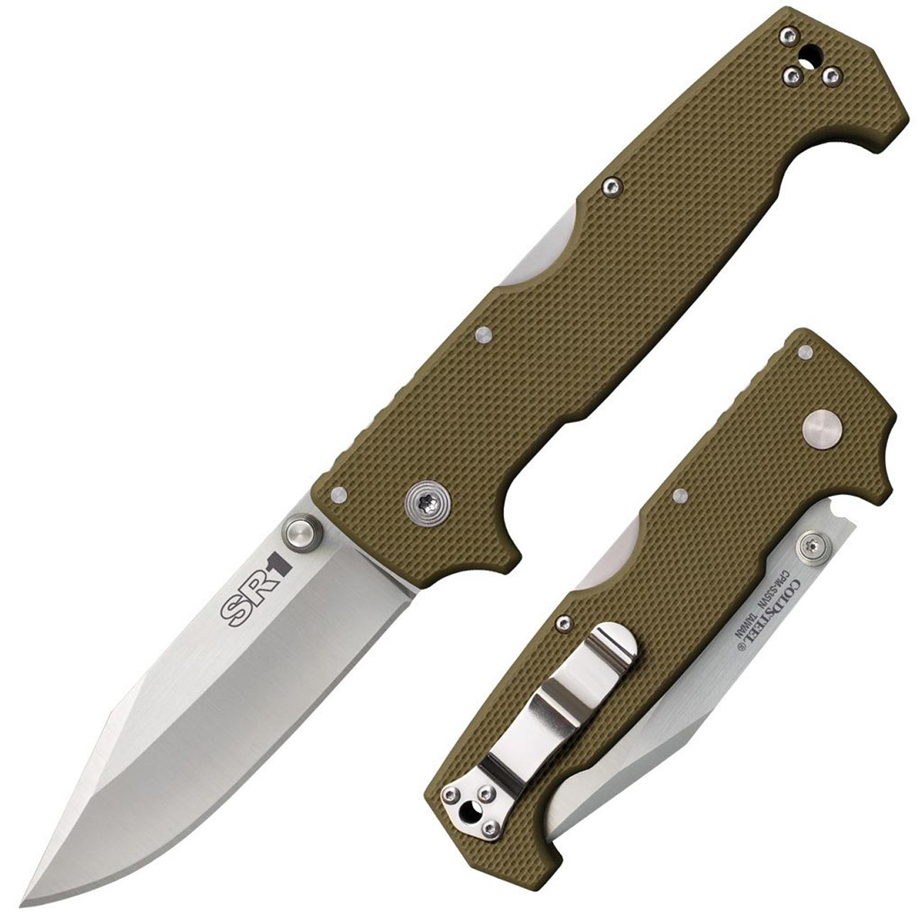 Cold Steel SR1 Survival Rescue Knife - Folding 4" Blade