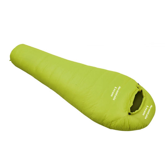 Color: Green, Specifications: 210 X80X 50cm 1500g - Outdoor Camping Thickened Warm-keeping And Cold-proof Duck Down Sleeping Bag