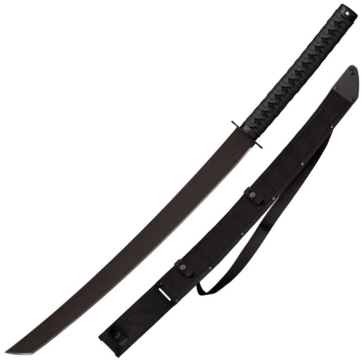 Cold Steel Tactical Katana Machete with 24" Carbon Steel Blade Polypropylene Handles Cor-Ex Sheath