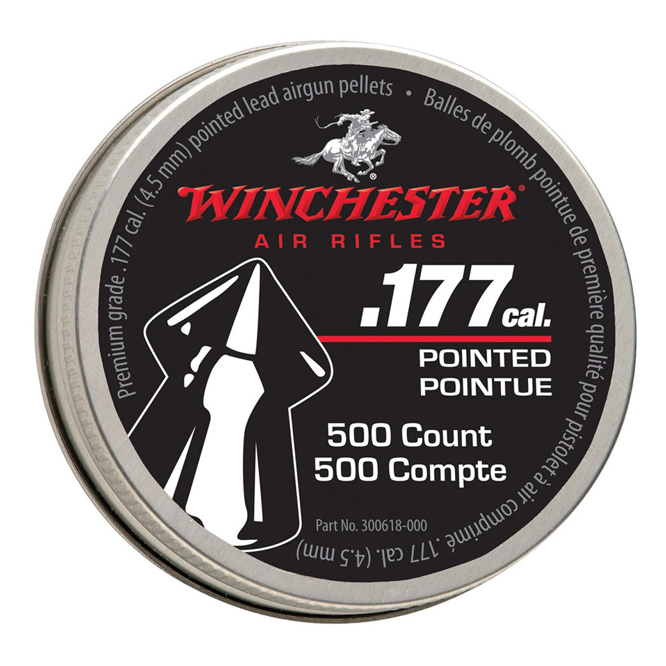 Daisy Winchester .177 Caliber Pointed Pellet (500 per Tin)