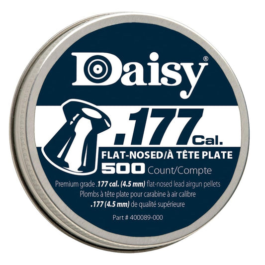 Daisy .177 Caliber PrecisionMax Flat Pellets (500 per Tin)