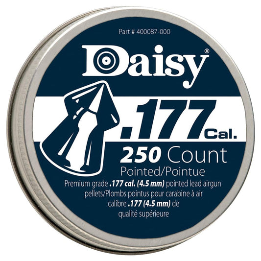 Daisy .177cal PrecisionMax Pointed Field Lead Pellets (250 count)
