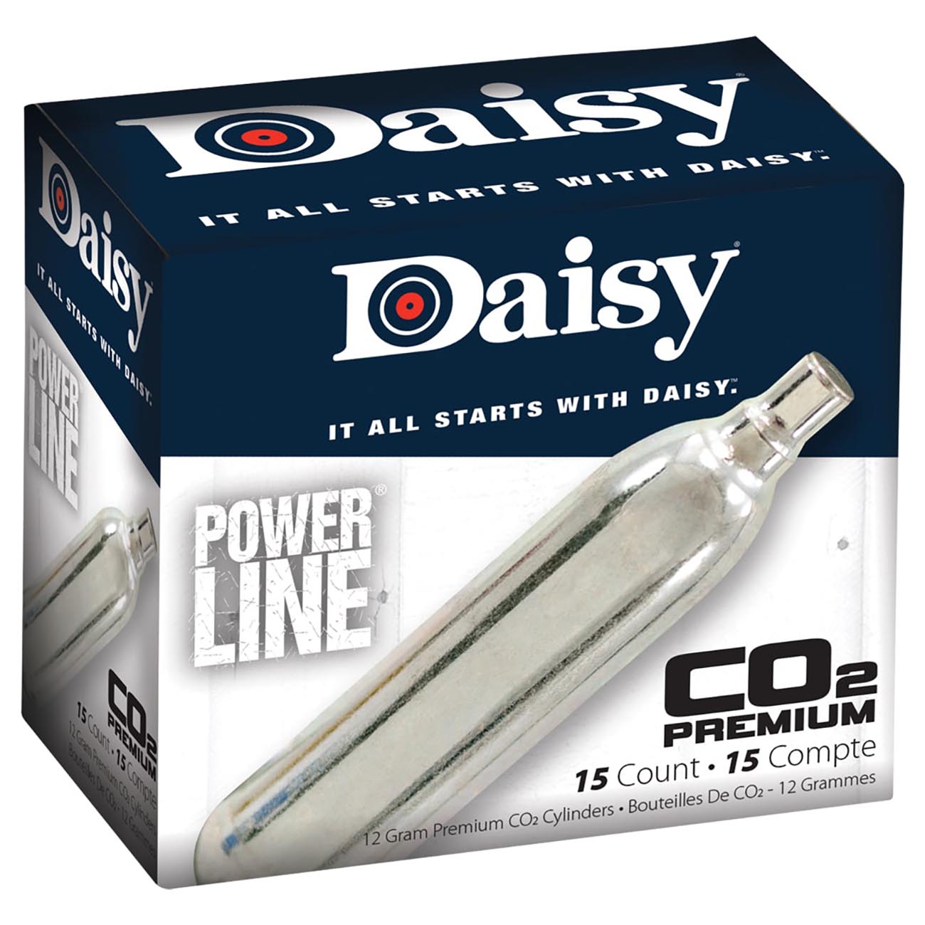 Daisy Outdoor Products 15 ct. CO2 Silver 12 gm