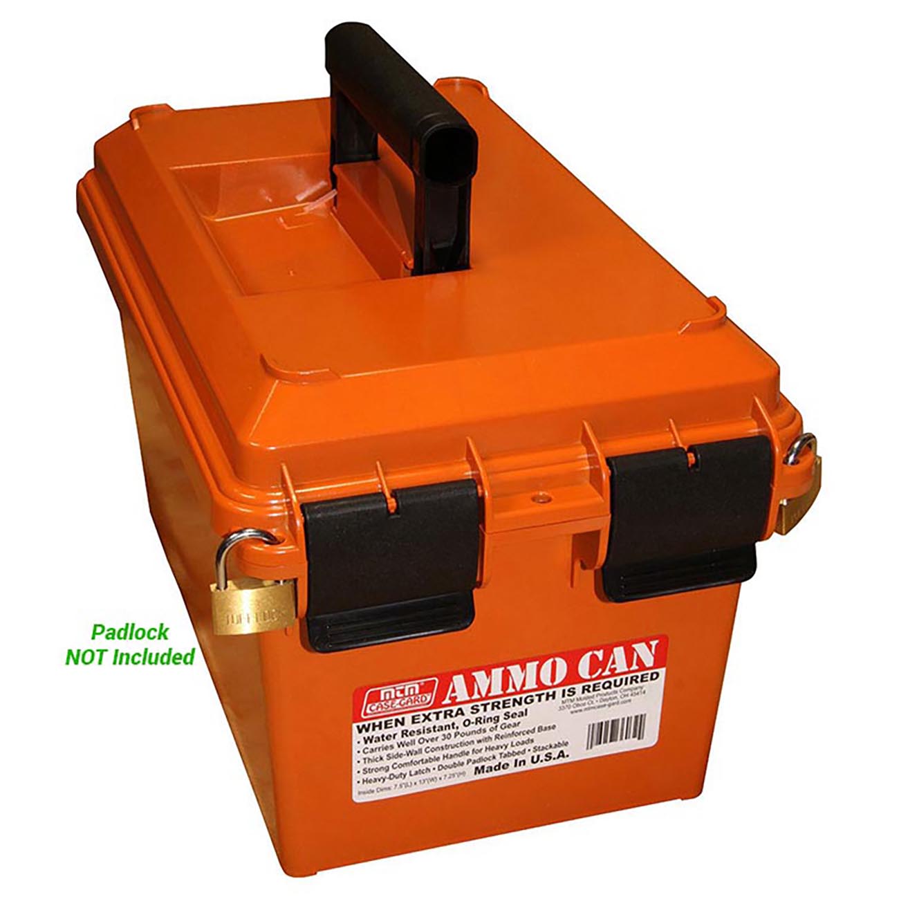 MTM Ammo Can for Bulk Ammo Orange