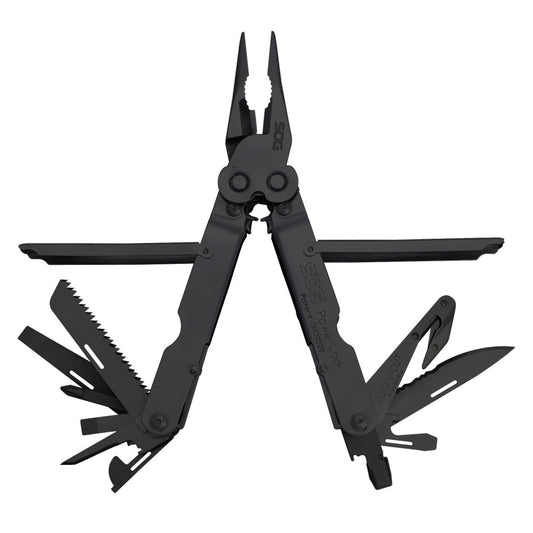 SOG PowerLock EOD Multi-Tool with V-Cutter and Nylon Sheath (Black Oxide)