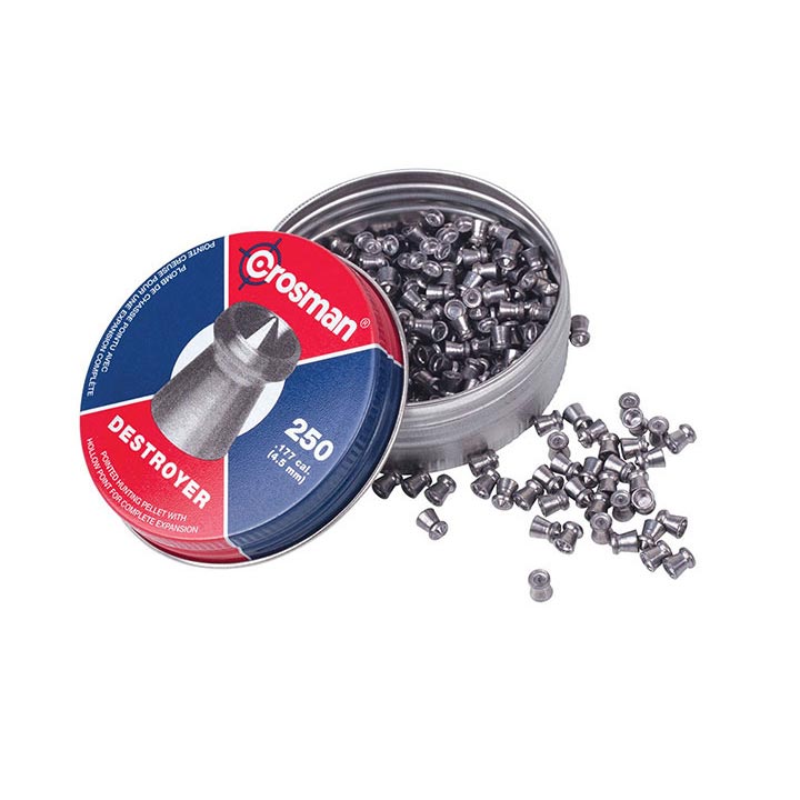 Crosman .177cal Destroyer Lead Pellets - 7.4 Grain (250 count)