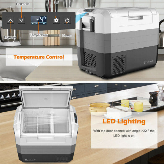 58 Quart Portable Electric Camping Car Cooler