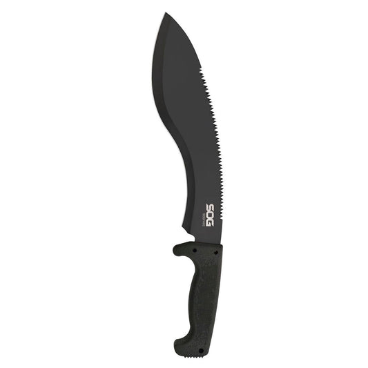 SOG SOGfari Kukri Machete (12" Black)