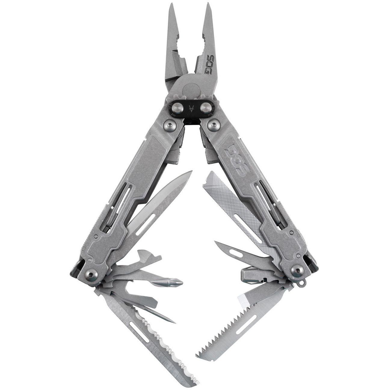 SOG PowerAccess Deluxe Multi-Tool with 21 Tools and 12-Piece Bit Kit Nylon Sheath