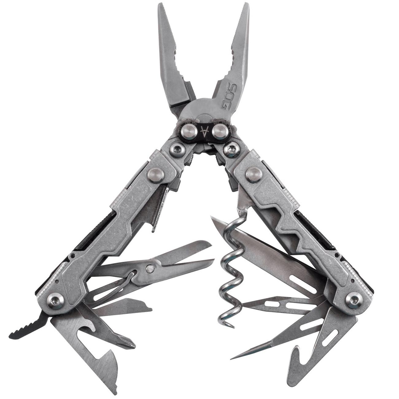 SOG POWERLITRE 19-In-1 Mini Multi-Tool (Stone Wash Finish)