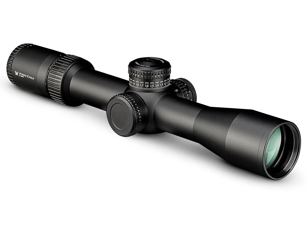 Vortex Strike Eagle 3-18x44 FFP Riflescope, EBR-7C MRAD, 1/10 MRAD, 34mm