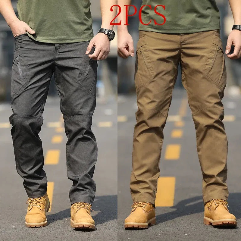 Color: Clear, Size: XXXL - Archon X9 Tactical Pants Slim Fit Waterproof Camouflage Training Pants Spring Autumn Breathable Waterproof Overalls Loose Wear