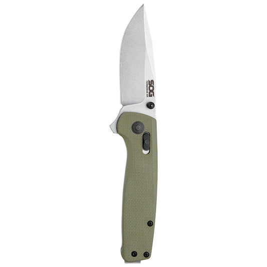 SOG TERMINUS XR G10 2.95" Folding Pocket Knife (OLIVE DRAB )