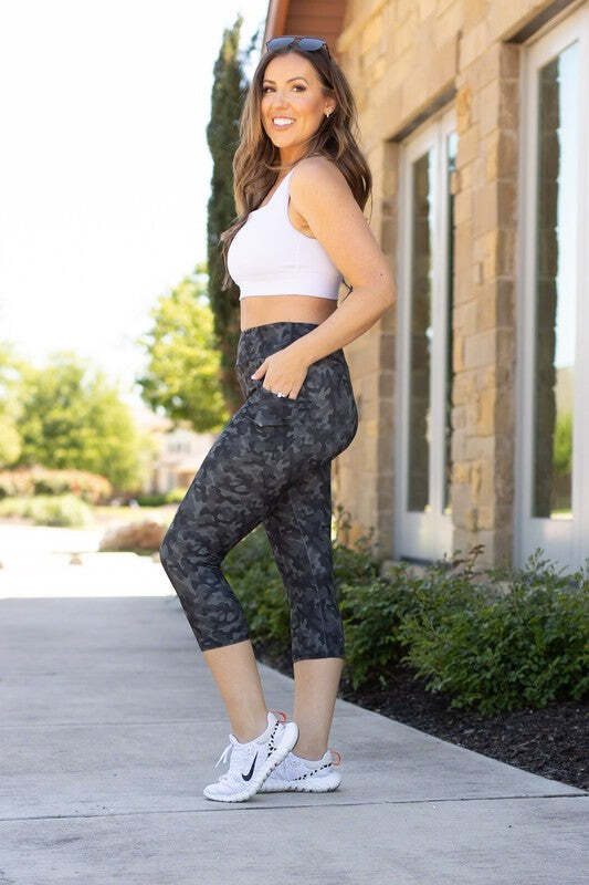 Army Camo Capri