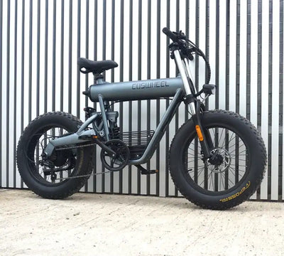 Road E-Bike 20'x4.0'  Fat Tire 500W with 48V20AH Li-ion Battery, Shimano 7 Speed E-Bike Suitable for city beach snow off-road