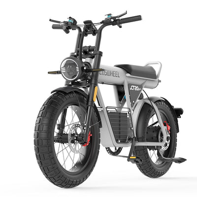 Off-road e-bike Equipped with super motor 1500W 60V27.5AH lithium battery 20"*5.0 fat tires Specially suitable for touring, sand, snow, mountains and other adventurous places.