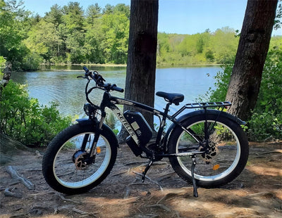 Electric Bike KETELES 48V 23AH Dual Motor 1000W*2 26"*4.0 MTB