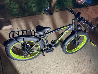 Electric Bike KETELES 48V 23AH Dual Motor 1000W*2 26"*4.0 MTB