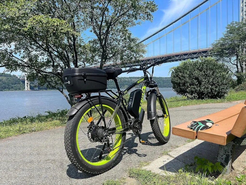Electric Bike KETELES 48V 23AH Dual Motor 1000W*2 26"*4.0 MTB