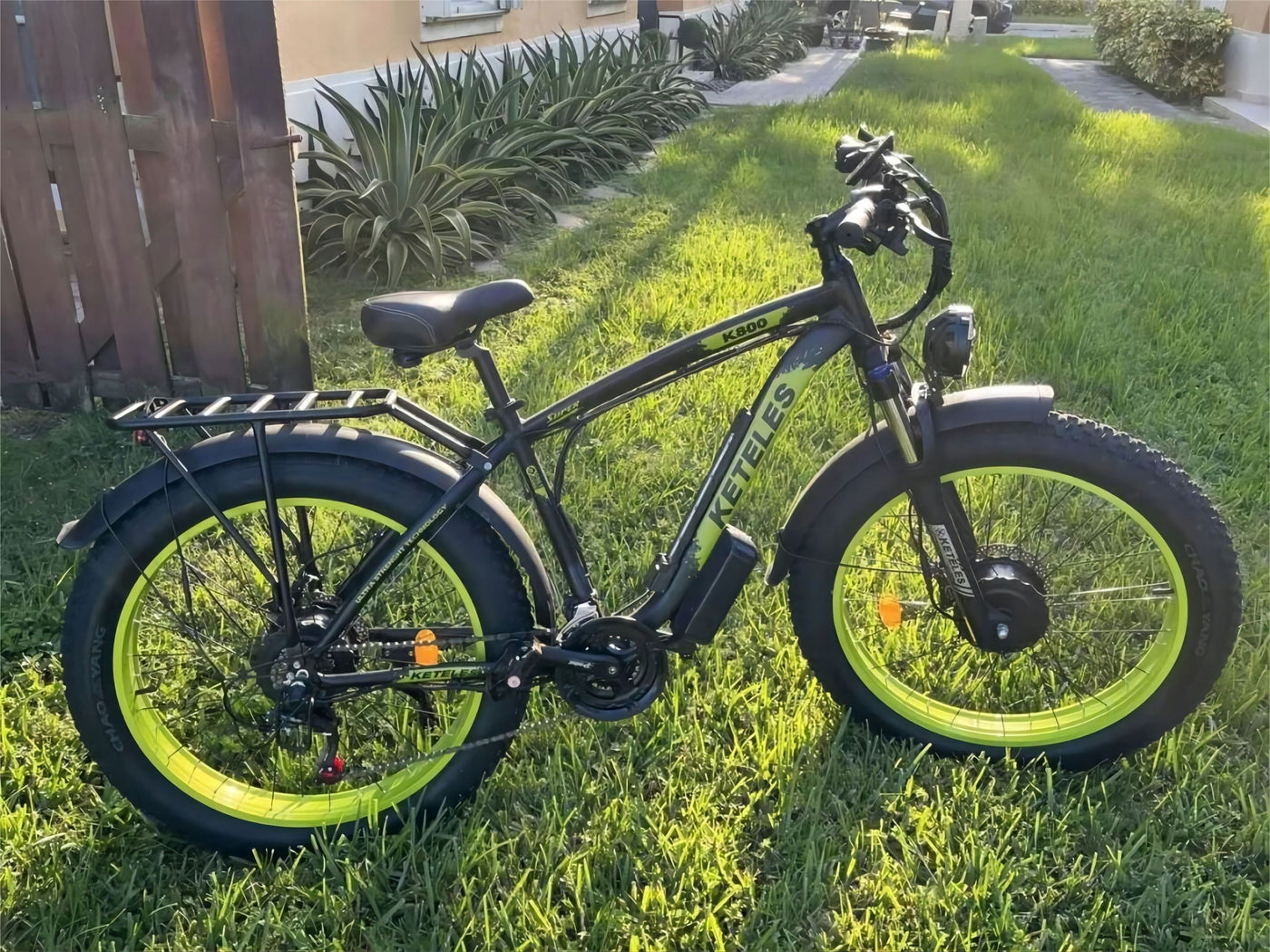 Electric Bike KETELES 48V 23AH Dual Motor 1000W*2 26"*4.0 MTB
