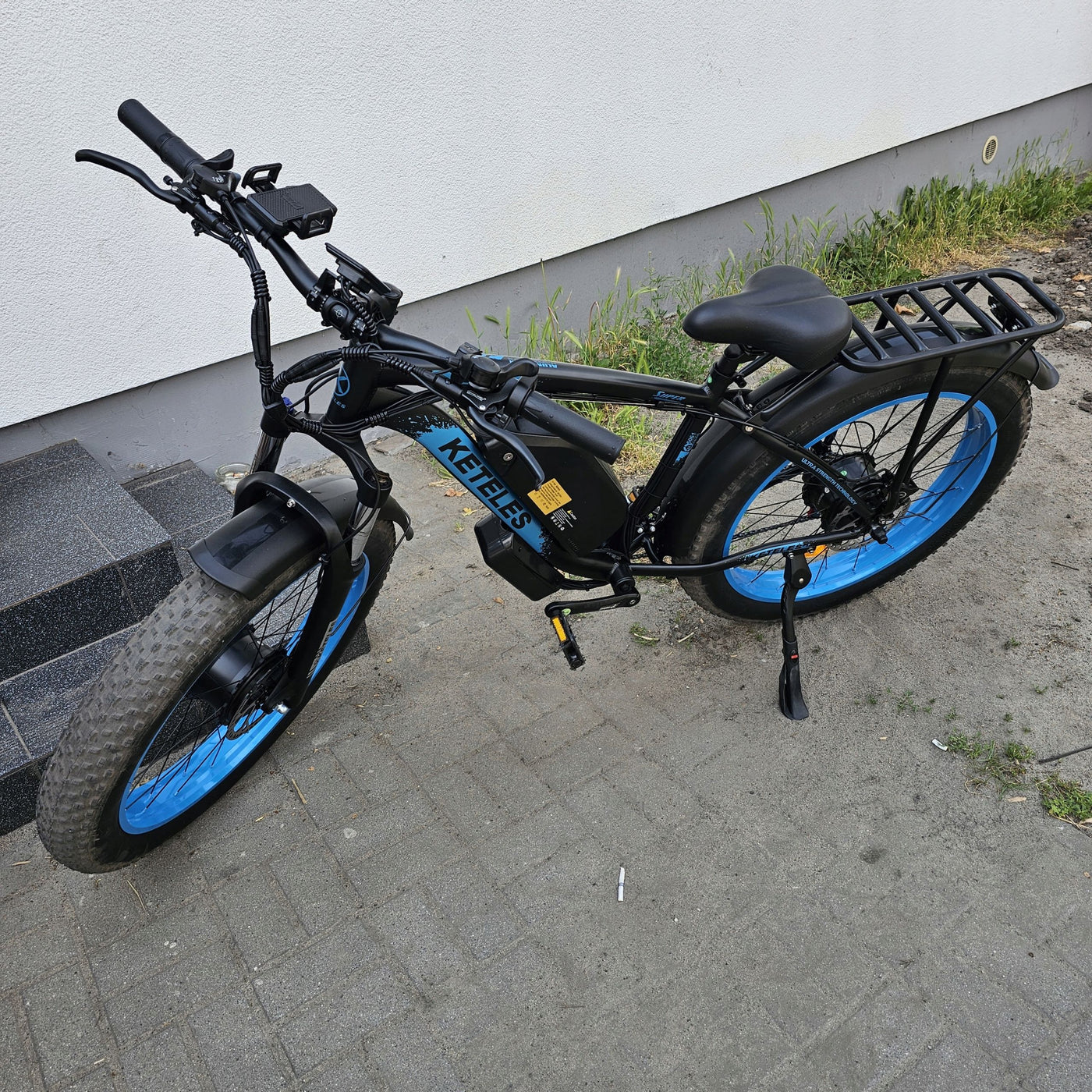 Electric Bike KETELES 48V 23AH Dual Motor 1000W*2 26"*4.0 MTB