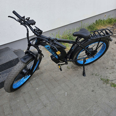 Electric Bike KETELES 48V 23AH Dual Motor 1000W*2 26"*4.0 MTB