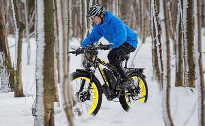 Electric Bike KETELES 48V 23AH Dual Motor 1000W*2 26"*4.0 MTB