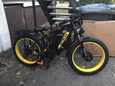 Electric Bike KETELES 48V 23AH Dual Motor 1000W*2 26"*4.0 MTB